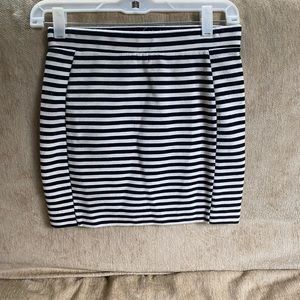 Madewell striped mini skirt